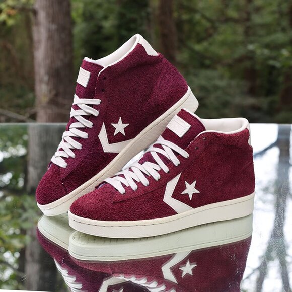 Converse Pro Leather Mid Dark Sangria - Picture 2 of 13